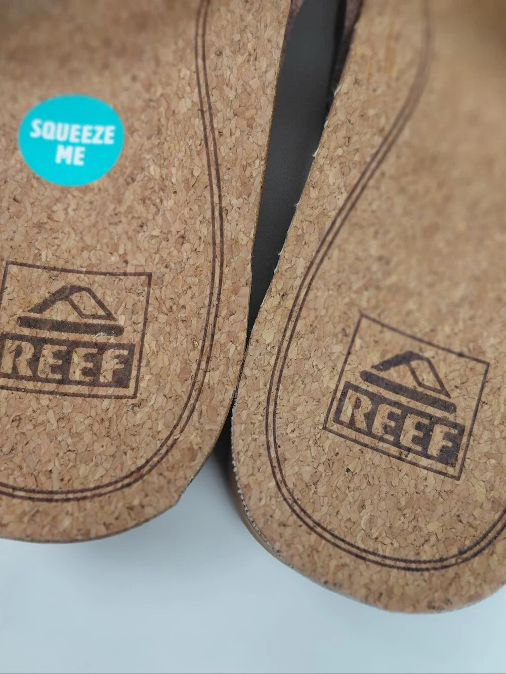 Reef Cushion Vista Hi Platform Slide Sandals Women's Size 8 Brown